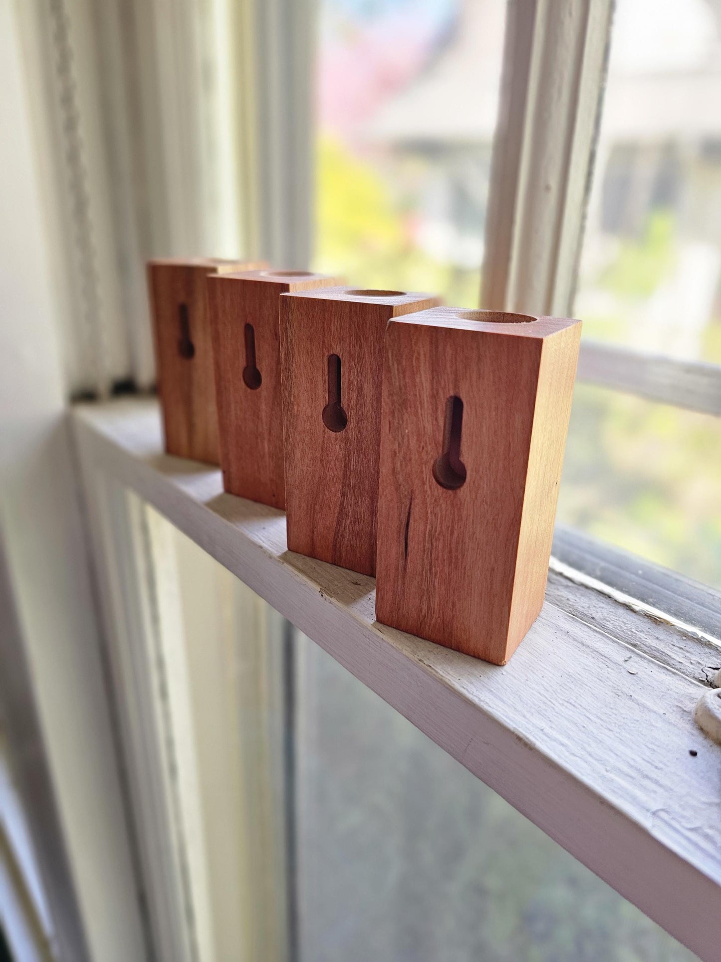 Art Deco 4 Pack Propagation Wall Hangers for Plants