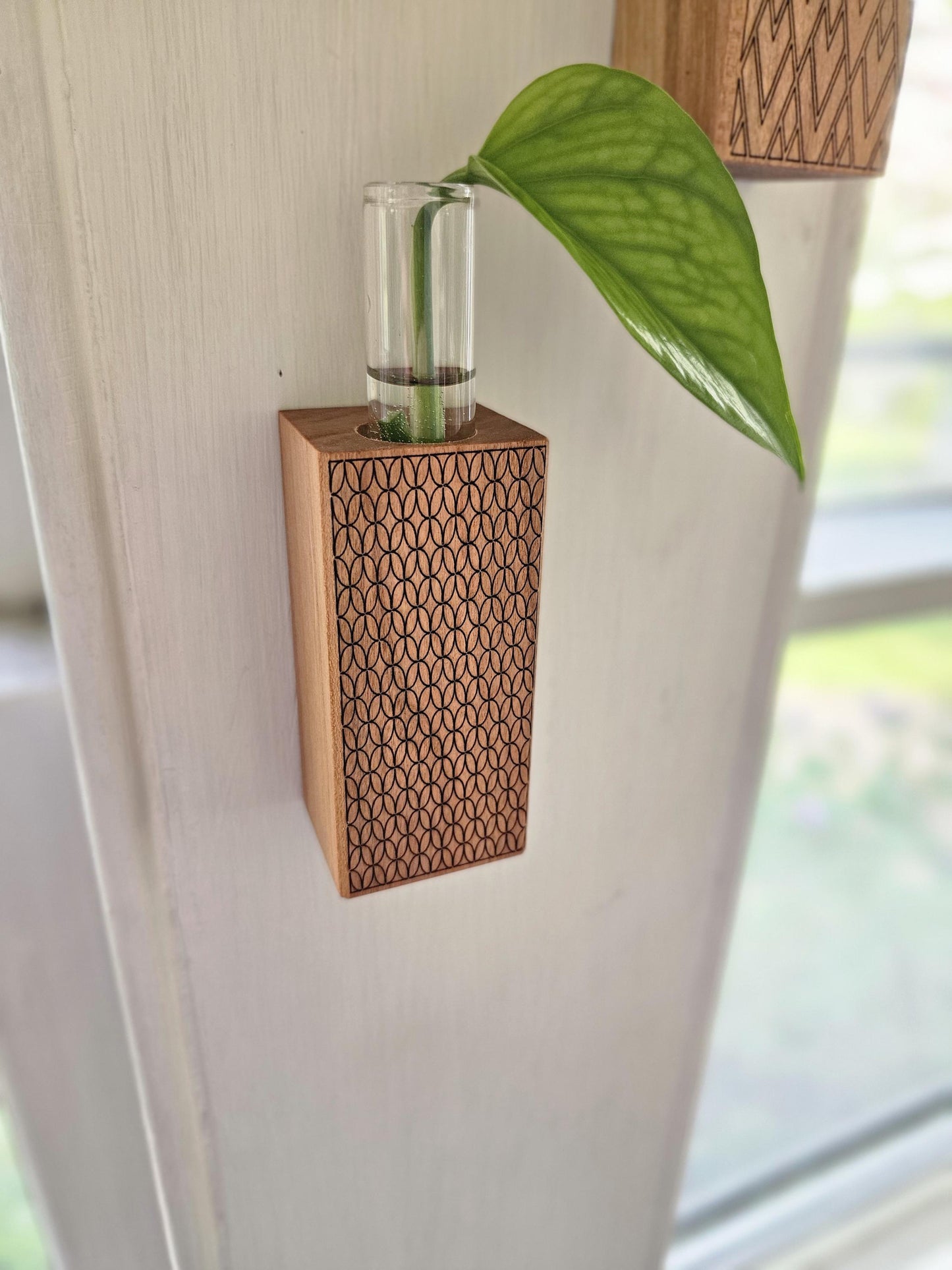 Geometric Patterned Plant Hangers, Set of 4