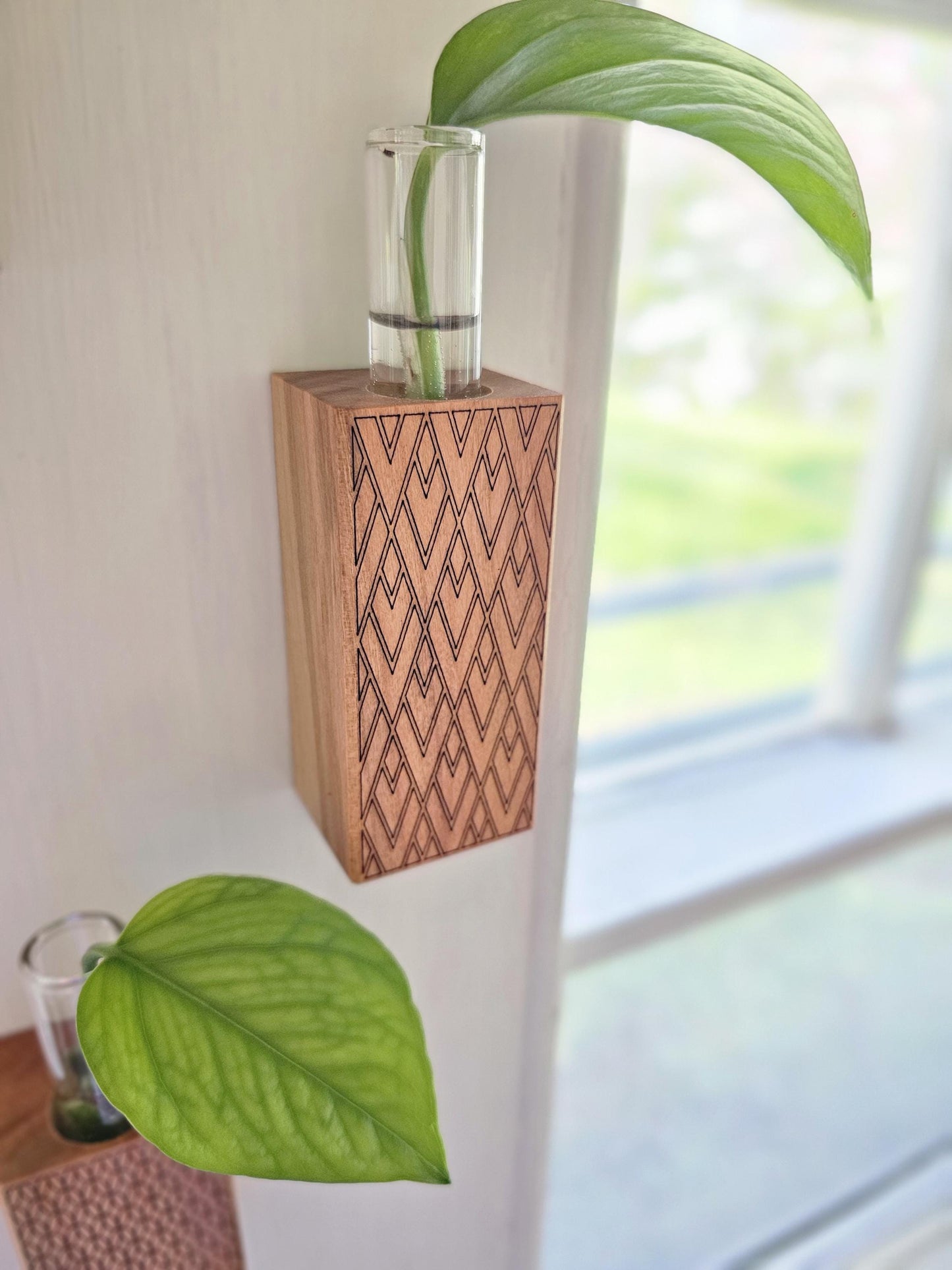 Geometric Patterned Plant Hangers, Set of 4