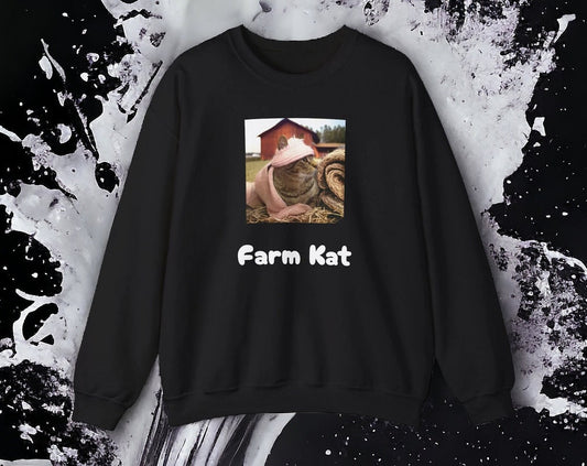 Custom Colors Crewneck Sweatshirt Cat Lover Gifts for Her